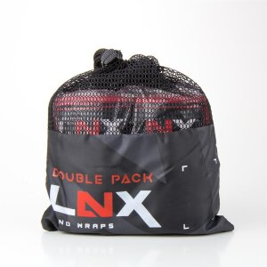 LNX Bandagen/Boxbandagen Doppelpack 2,5m schwarz + rot