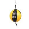 Everlast Doppelend Ball Leder schwarz/gelb